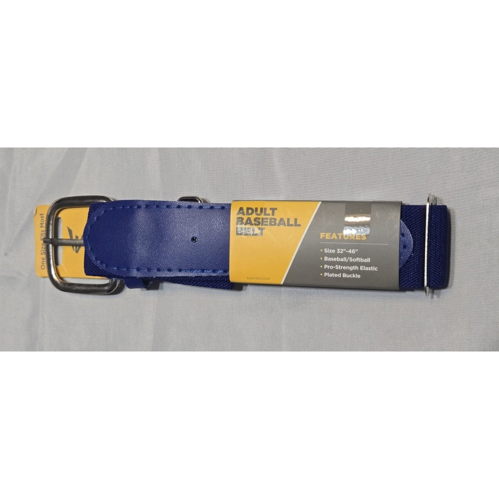 EASTON Adult Baseball/Softball Belt Blue Adjustable 32-46" OSFM NWT